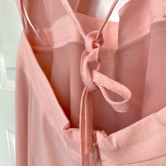 NWT Red Dress Boutique Pink Fit and Flare Dres with Open Back - Picture 9 of 11